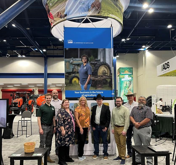 FPAC employees at the 2024 Commodity Classic in Houston, Texas, February 29, 2024