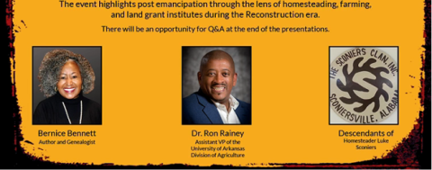 Image of speakers for the Celebration Emancipation event